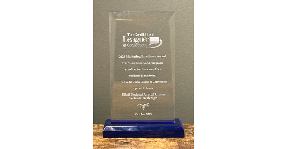 Exposure Celebrates Marketing Excellence Award for Ellafi Federal Credit Union Website Redesign
