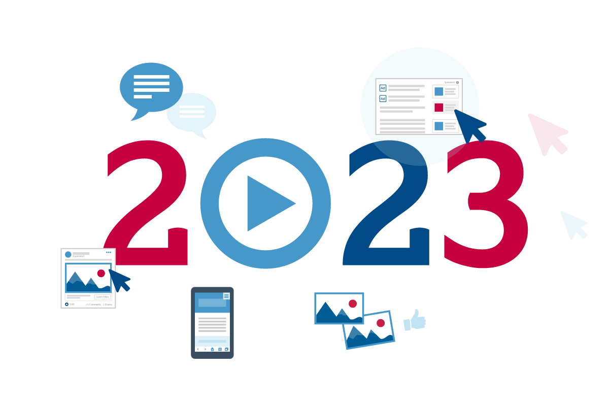 2023 Digutal Marketing Resolutions graphic
