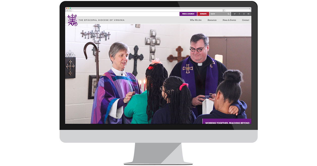 The Episcopal Diocese of Virginia's New Website by Web Solutions