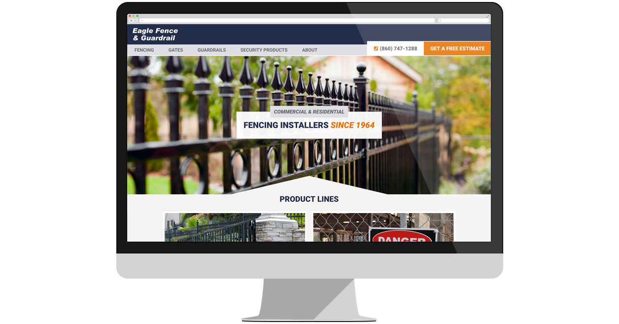 Eagle Fence & Guardrail Homepage