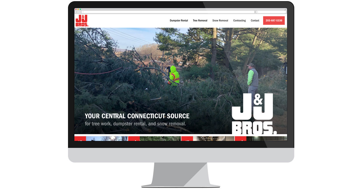 J&J Brothers Launches New site for Dumpster Rental, Tree Work & Snow