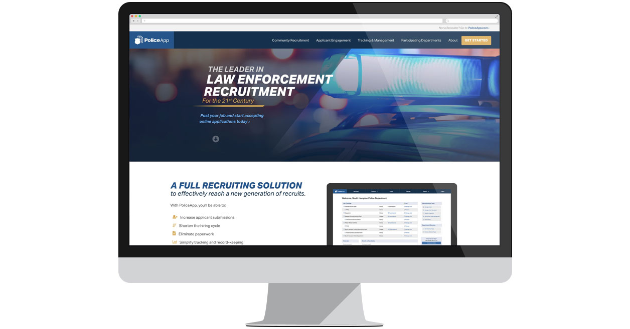 PoliceApp Sales Website