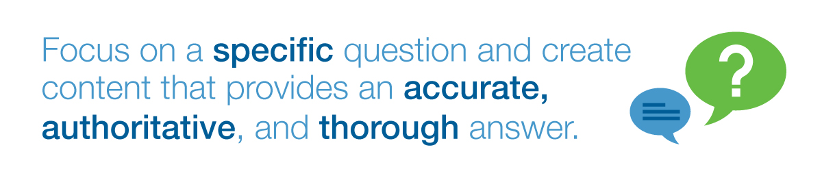 Focus on a specific question and create content that provides an accurate, authoritative, and thorough answer.