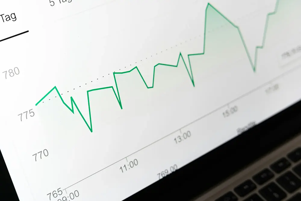 Chart showing lead generation growth.