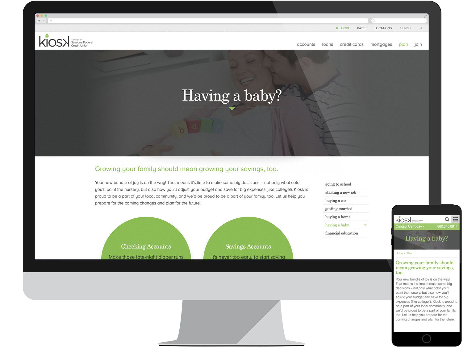 Landing Page - Baby