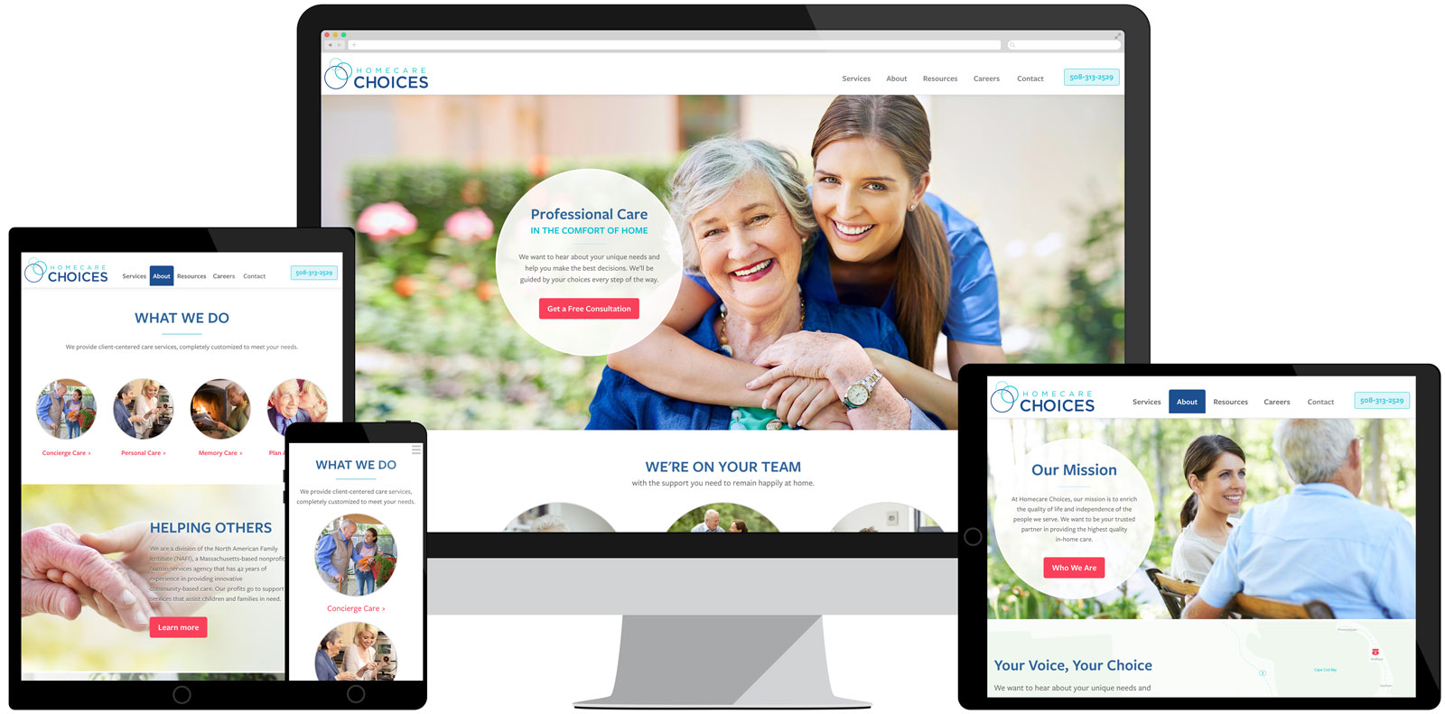 Homecare Choices Website