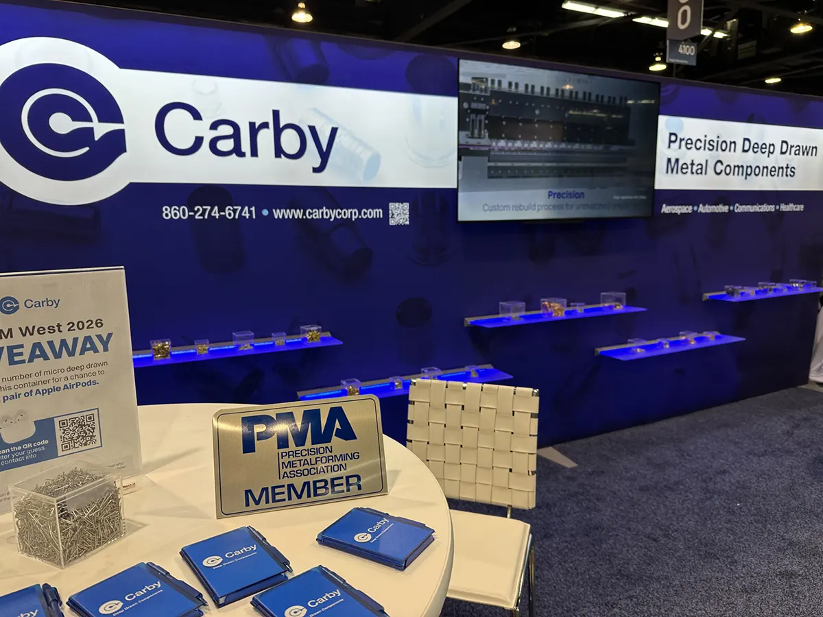 Trade show booth design for a manufacturing client.