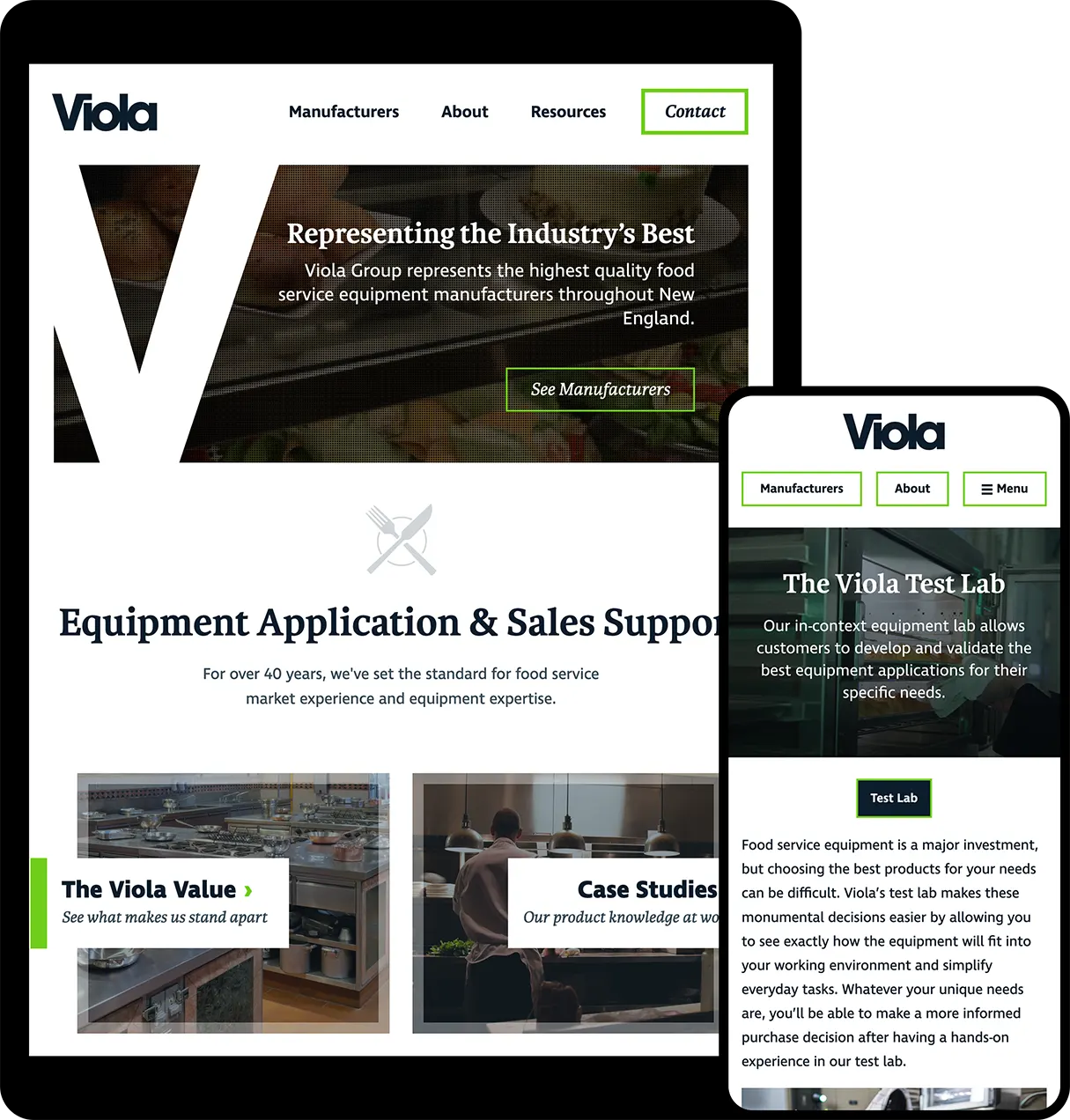 Viola Website Design