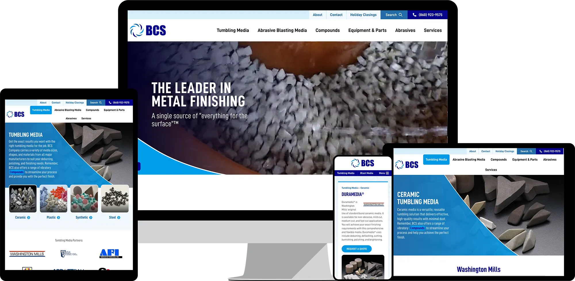 BCS Company Website Design