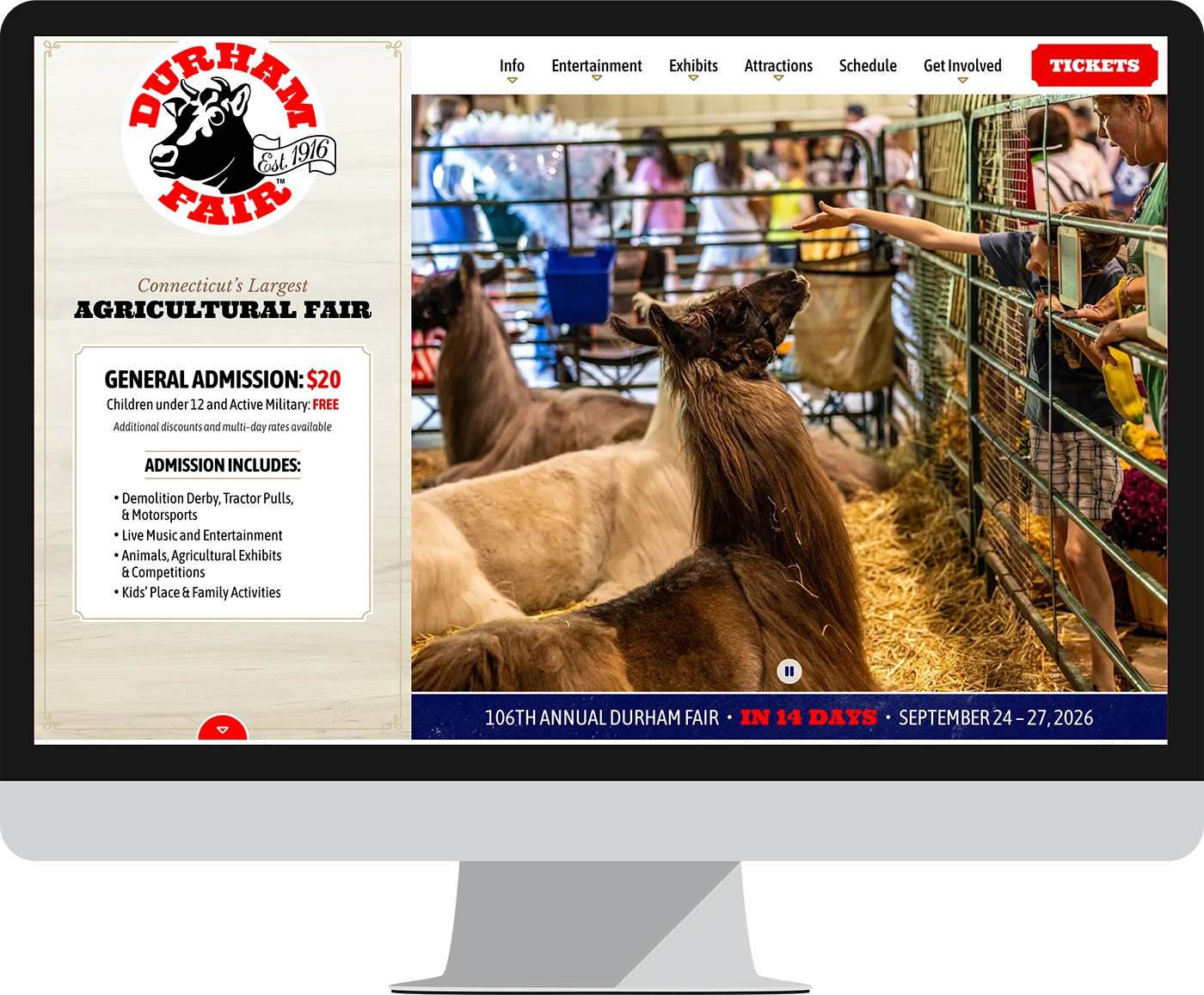 The Durham Agricultural Fair Website