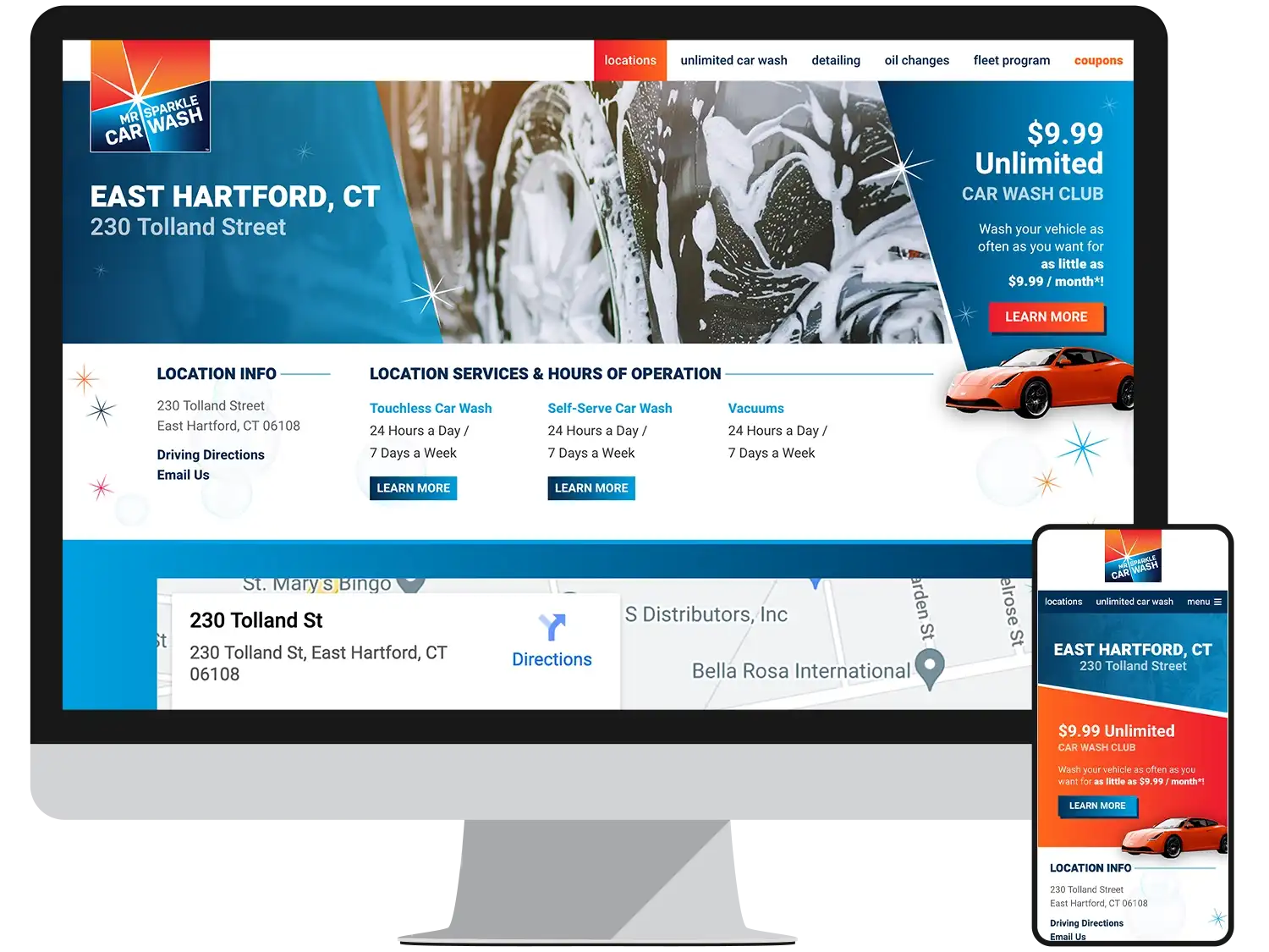 Landing Page - Locations, East Hartford, Connecticut