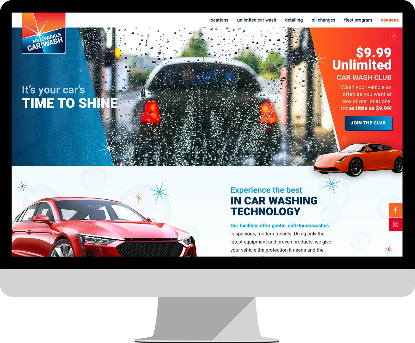 Mr. Sparkle Car Wash Website