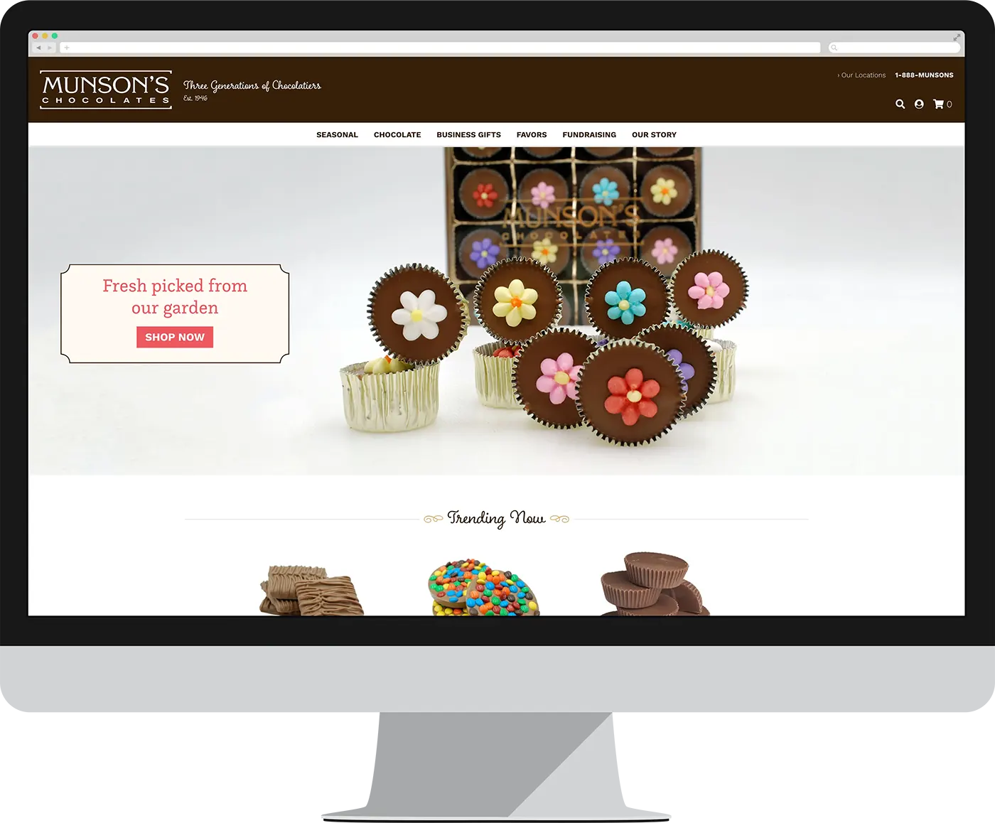 Munson's Chocolates Website