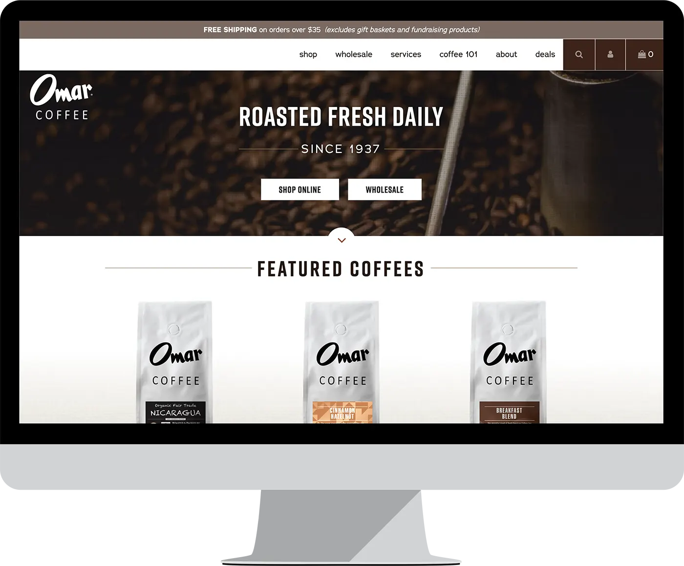 Omar Coffee Website