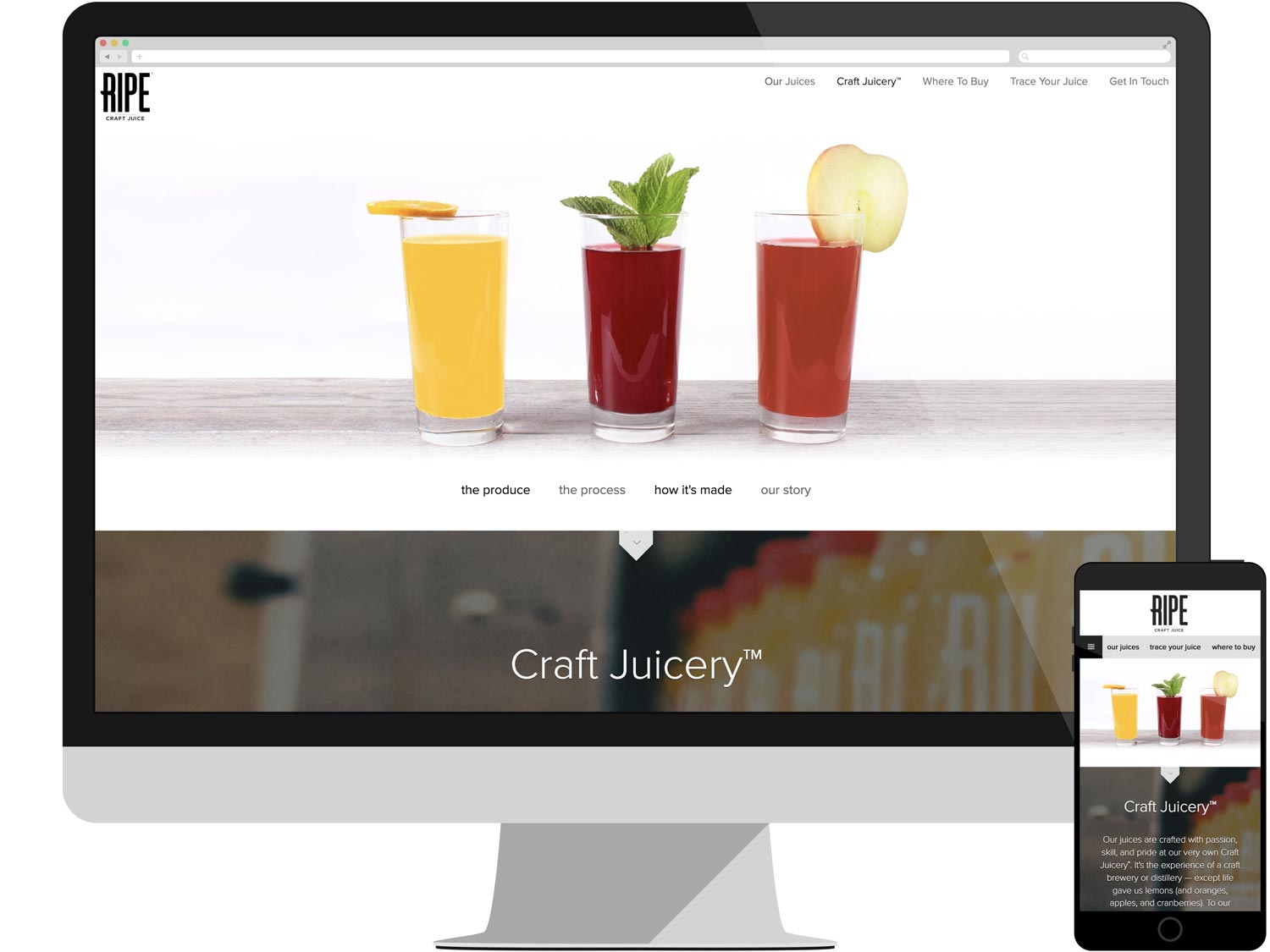 Juicery Landing Page - Craft Juicery