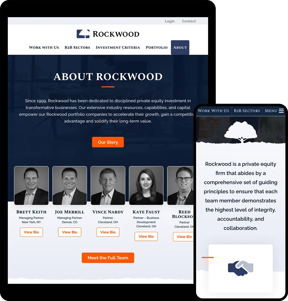 Rockwood Equity Website Design