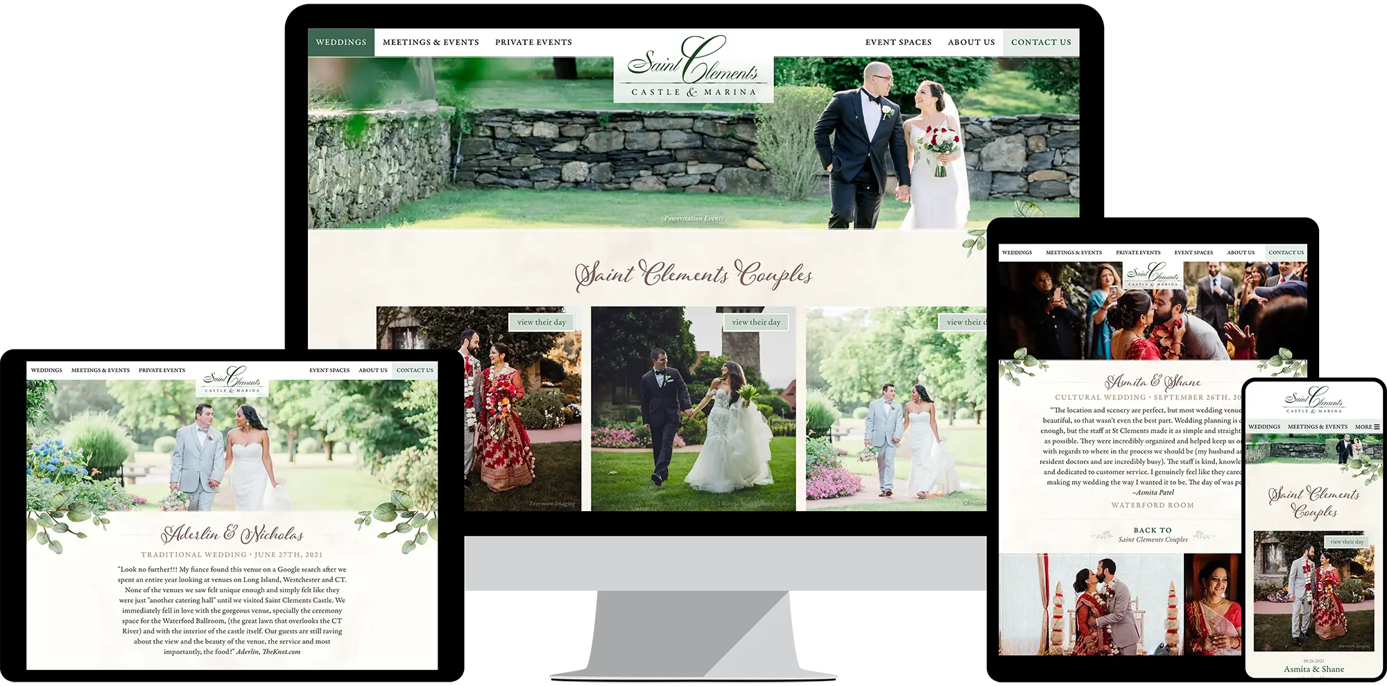 Saint Clements Castle Wedding Stories Website