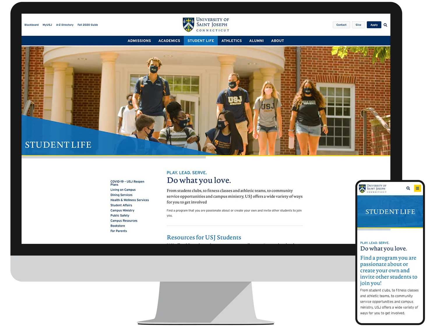Landing Page - Student Life