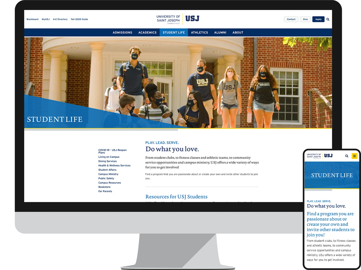 Landing Page - Student Life