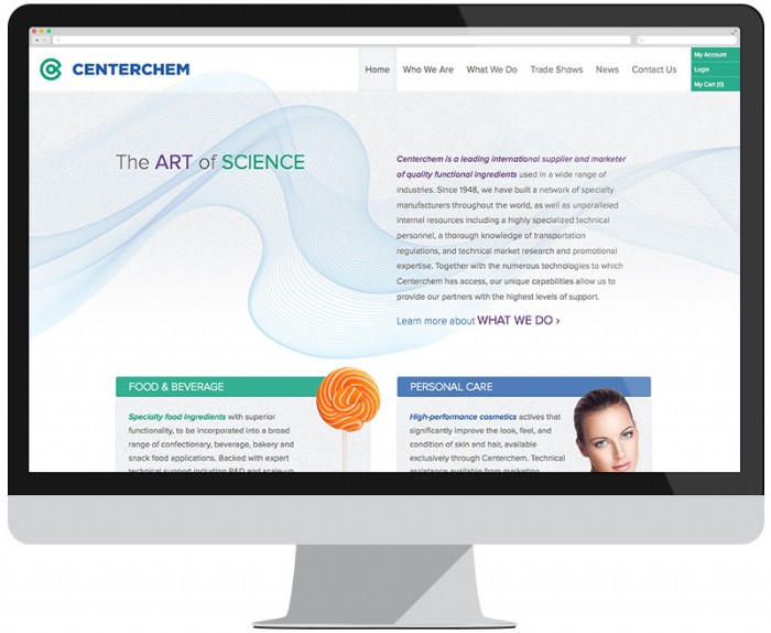 Brand New Website for Centerchem 