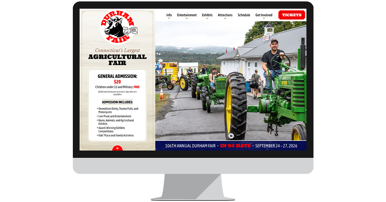 The Durham Fair Launches New Website