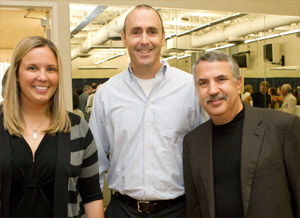 Web Solutions Team Members Meet Author Tom Friedman