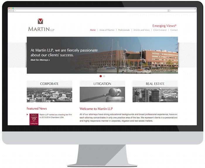 Newly Designed Website Showcases Martin LLP Law Firm