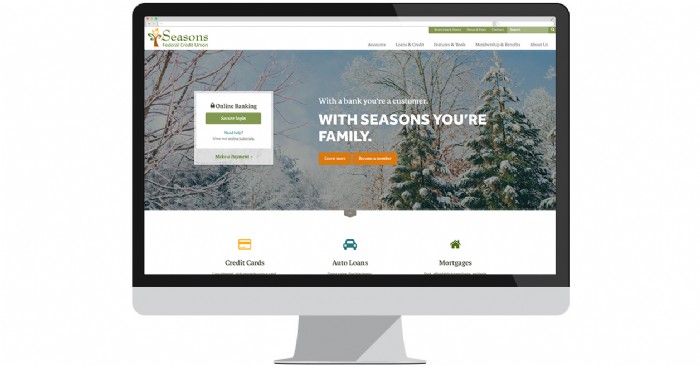 Seasons FCU Launches New Website for Members