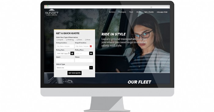 Sunset Limousines Launches New Website