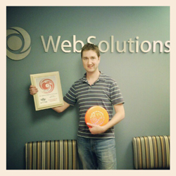 Web Solutions Names New Disc Golf Champion