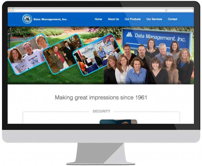 New Corporate Website for Data Management Inc.