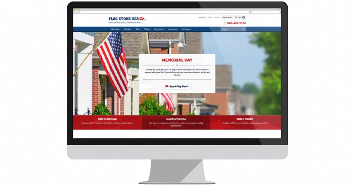 Flag Store USA Proudly Displays Flags on New Site 
