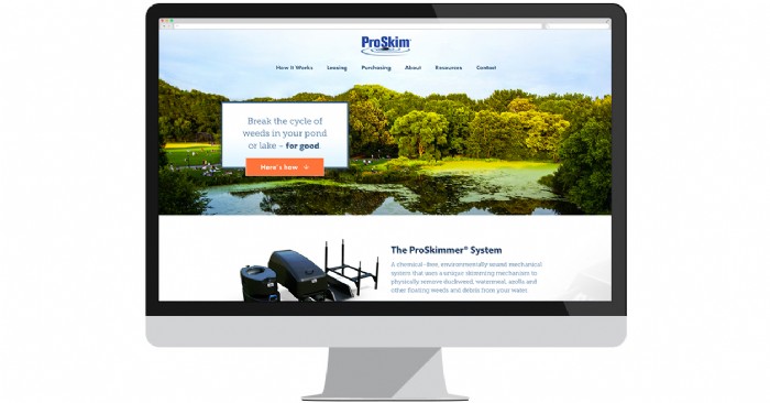 New Website from ProSkim Promises Weed-Free Ponds 