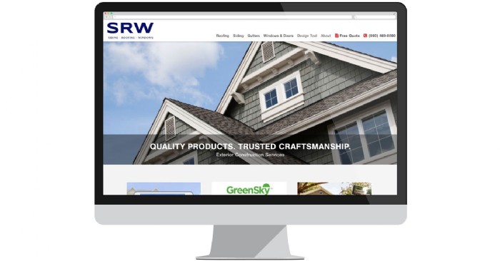 SRW Launches New Site for Home Siding, Roofing and Windows