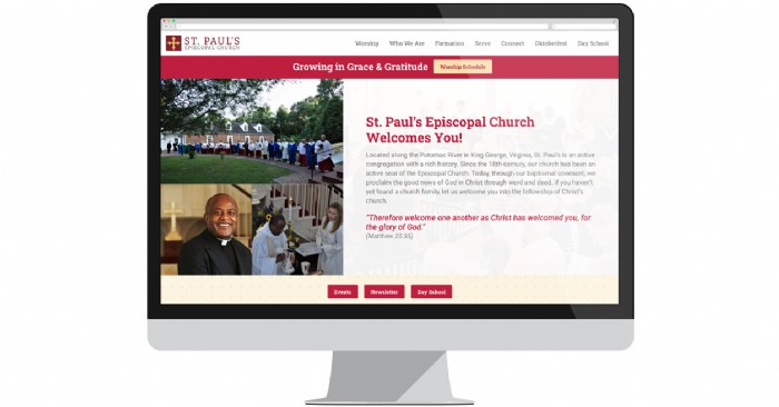St. Paul's Episcopal Church Launches New Website
