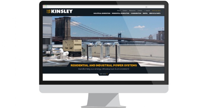 Kinsley Launches New Website for Residential & Industrial Generators