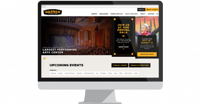 Warner Theatre Launches New Website